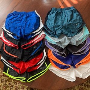 Lot of 10 Nike Dri fit shorts XS 3” inseam
